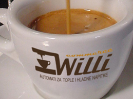 Esspreso u Willi Commerce šoljici za kafu